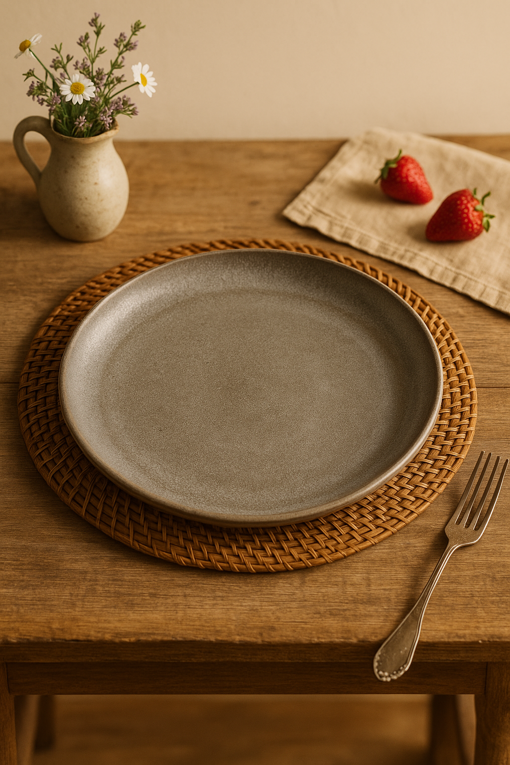 Assiettes acier inoxydable style industriel retro plateaux cafe - vue 3 sur 3