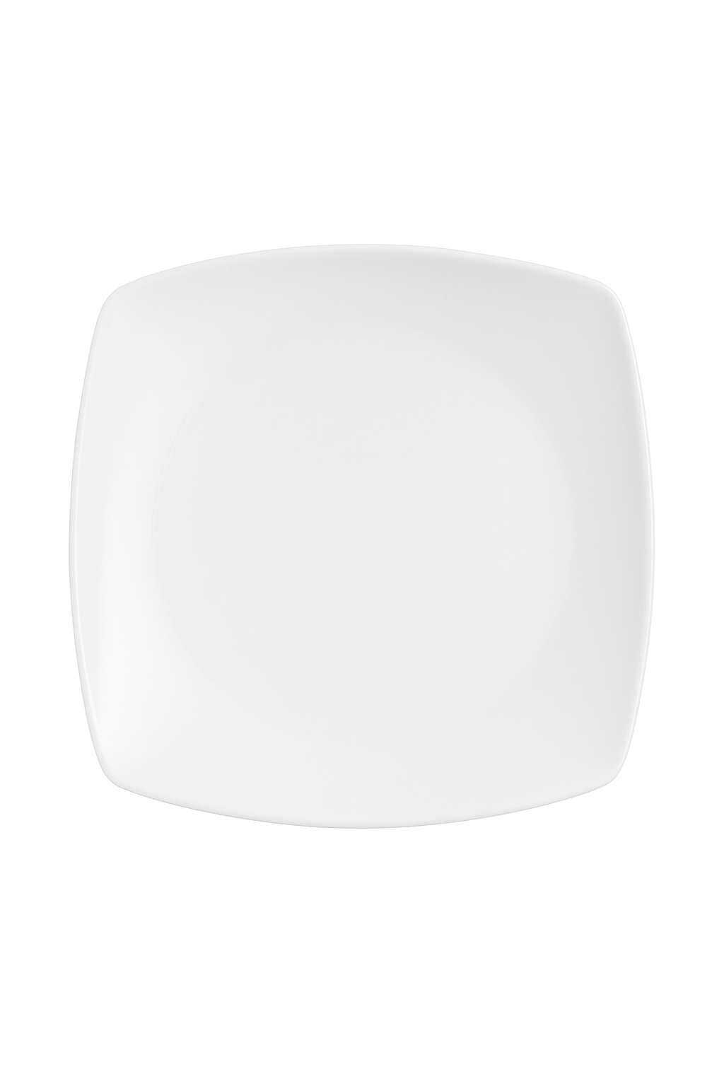 Assiettes carrées porcelaine service 6 ou 12 pièces
