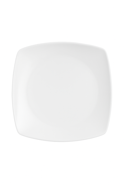 Assiettes carrées porcelaine service 6 ou 12 pièces