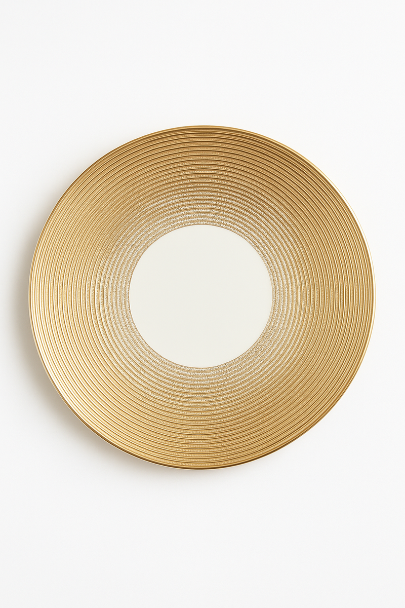 Assiettes plates ceramique style japonais motif sauce restaurant