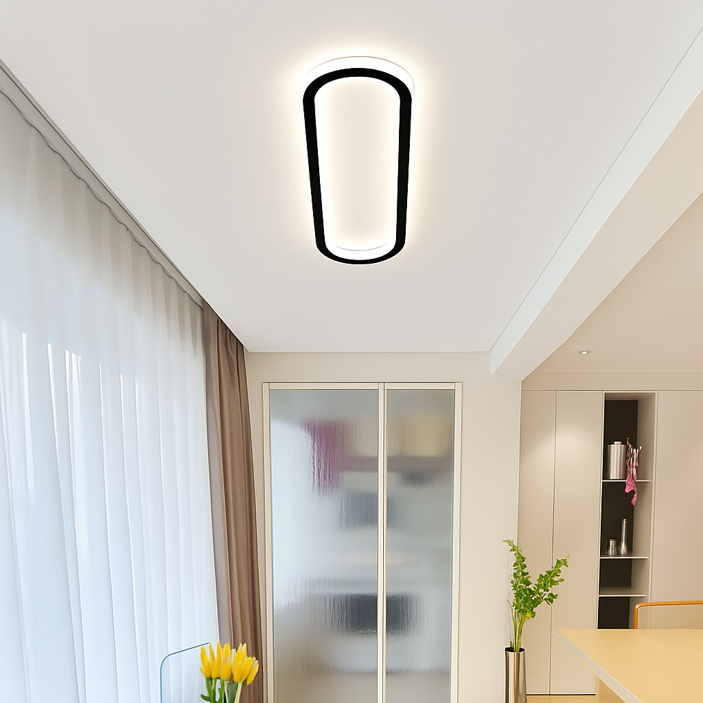 Bande LED moderne plafonniers éclairage intérieur pour chambre robuste couloir porche salon lampes maison Lustre décorer - vue 5 sur 20