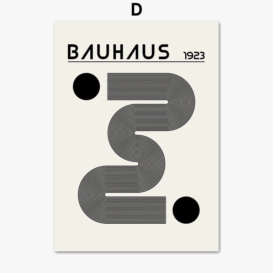 boho abstrait bauhaus géométrie nordique affiches art toile décor