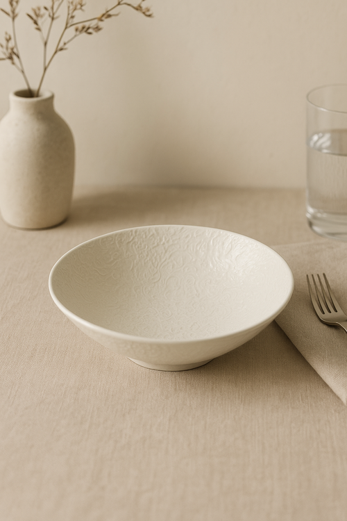 Bol ceramique motif roche style naturel pour cuisine