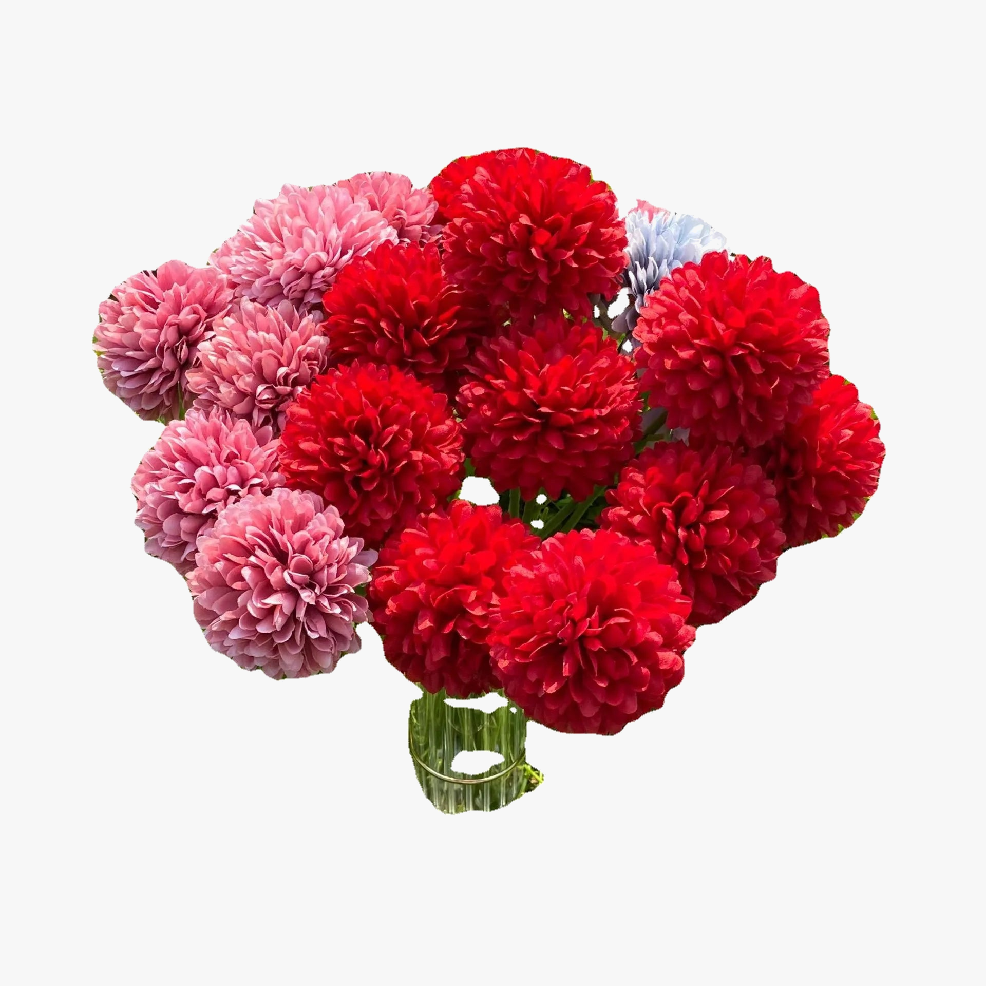 boule de chrysanthème artificielle pour décoration de mariage et fête
