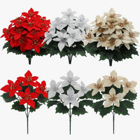 bouquet de fleurs artificielles pour Noël et mariage 2025