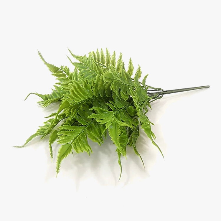 bouquet de fougères artificielles au toucher réaliste pour décoration intérieure
