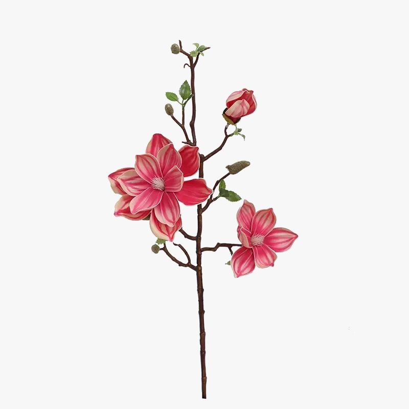 branches de magnolias artificielles pour décoration intérieure