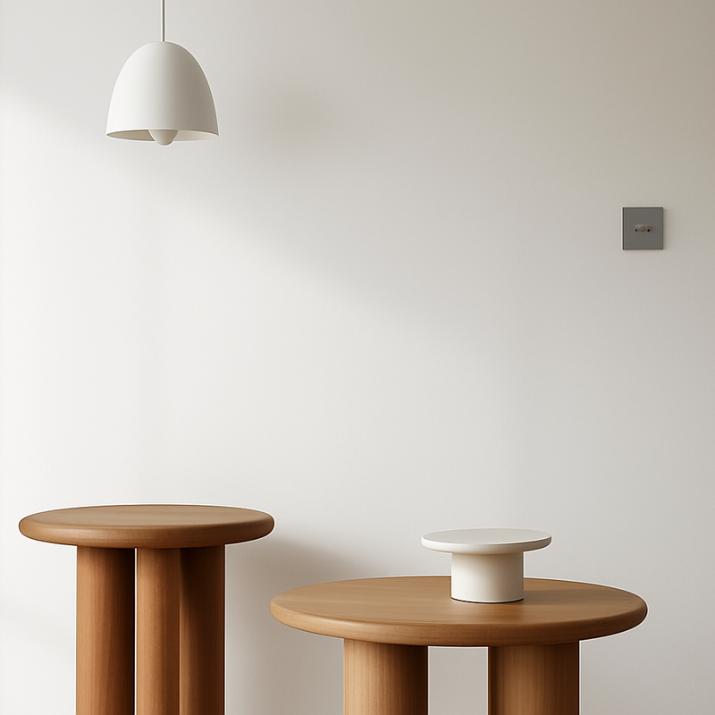 Cache prise plate vide en acier gris brossé