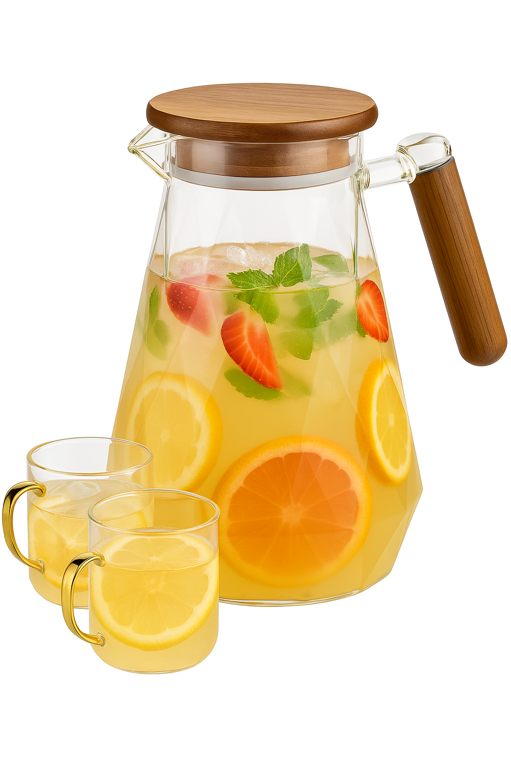 carafe eau verre epais grande capacite resistante chaleur