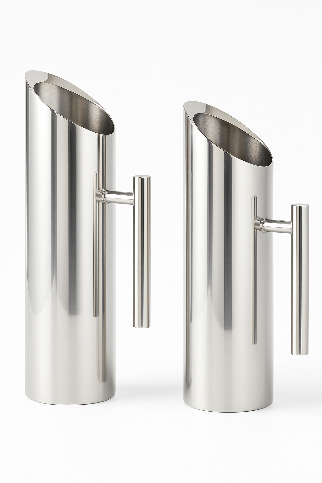 Carafe inox grande capacité design épuré ergonomique