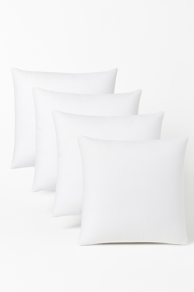 coussin décoratif carré en coton doux 45x45 cm pour lit ou canapé