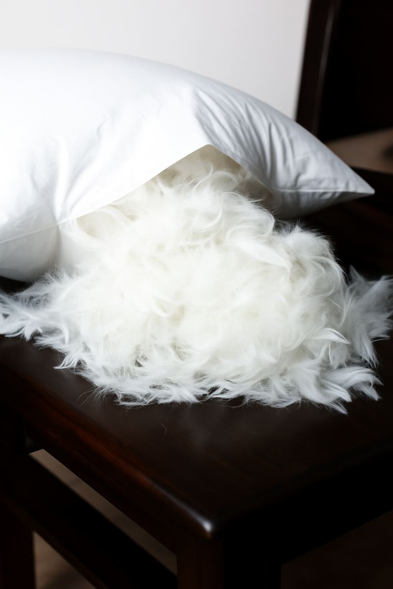 coussin décoratif en duvet d'oie en coton doux