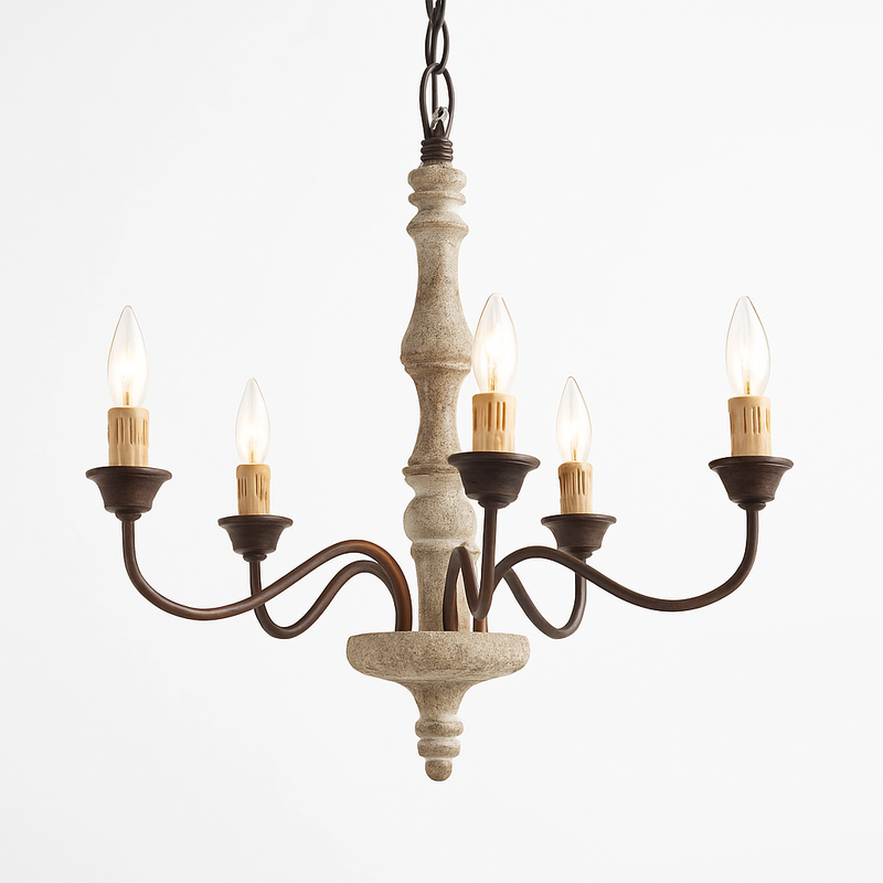 Créatif américain rétro français bois lustre Restaurant chez l'habitant chambre lampe nordique maison salon cuisine suspension lampe