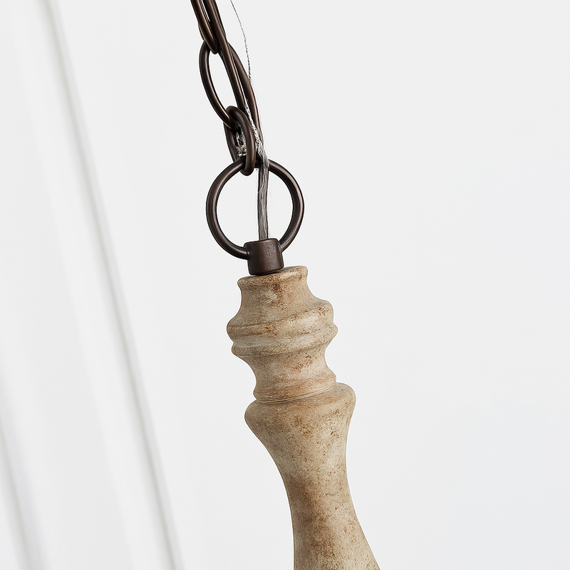 Créatif américain rétro français bois lustre Restaurant chez l'habitant chambre lampe nordique maison salon cuisine suspension lampe