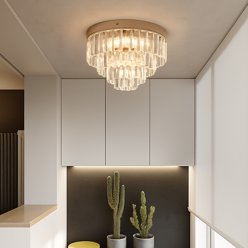 Cristal K9 LED plafonnier moderne suspension lumière maison déco suspendus luminaires cuisine salle à manger salon lustre lampes