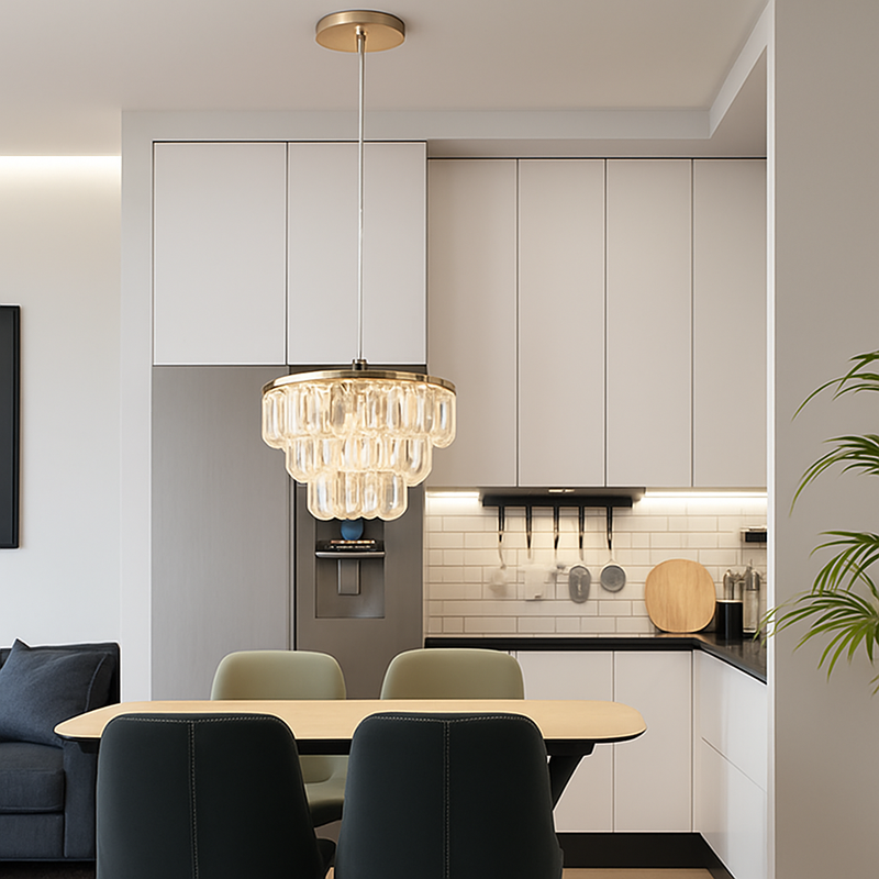 Cristal K9 LED plafonnier moderne suspension lumière maison déco suspendus luminaires cuisine salle à manger salon lustre lampes