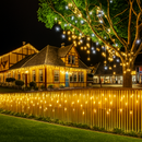 décorations lumineuses de Noël rideau de glaçons extérieur 2025