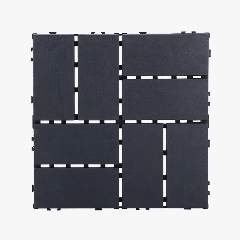 Dalle sol clipsable 30x30cm plastique effet bois extérieur