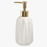 distributeur de savon en céramique avec pompe rechargeable pour liquide