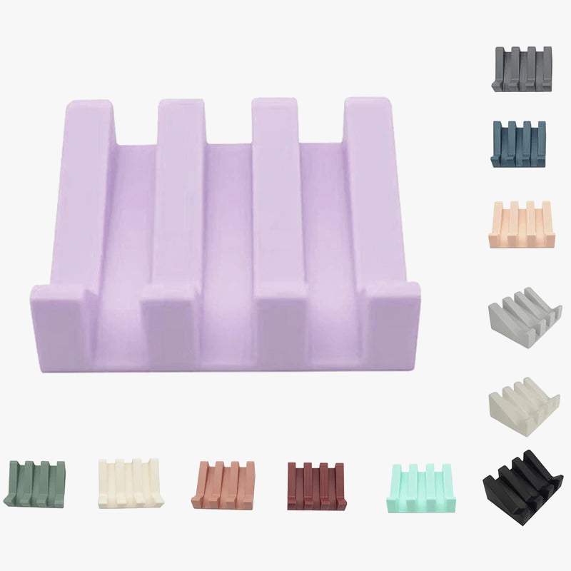 distributeur de savon inclinable en silicone pratique et fonctionnel