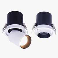 Drehbare dimmbare LED-Einbaustrahler aus Aluminium mit Epistar-Chip und COB-Technologie