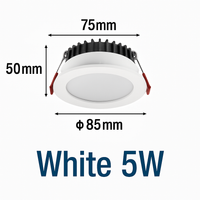 encastré led spot anti-éblouissement aluminium projecteur à intensité variable