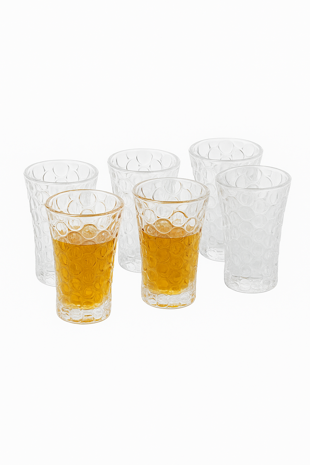 Ensemble 6 verres dégustation café alcool design minimaliste - vue 3 sur 2