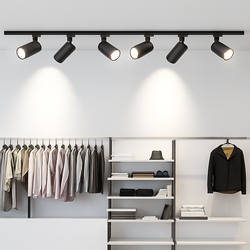 ensemble complet de rails d'éclairage à led remplaçable pour intérieur