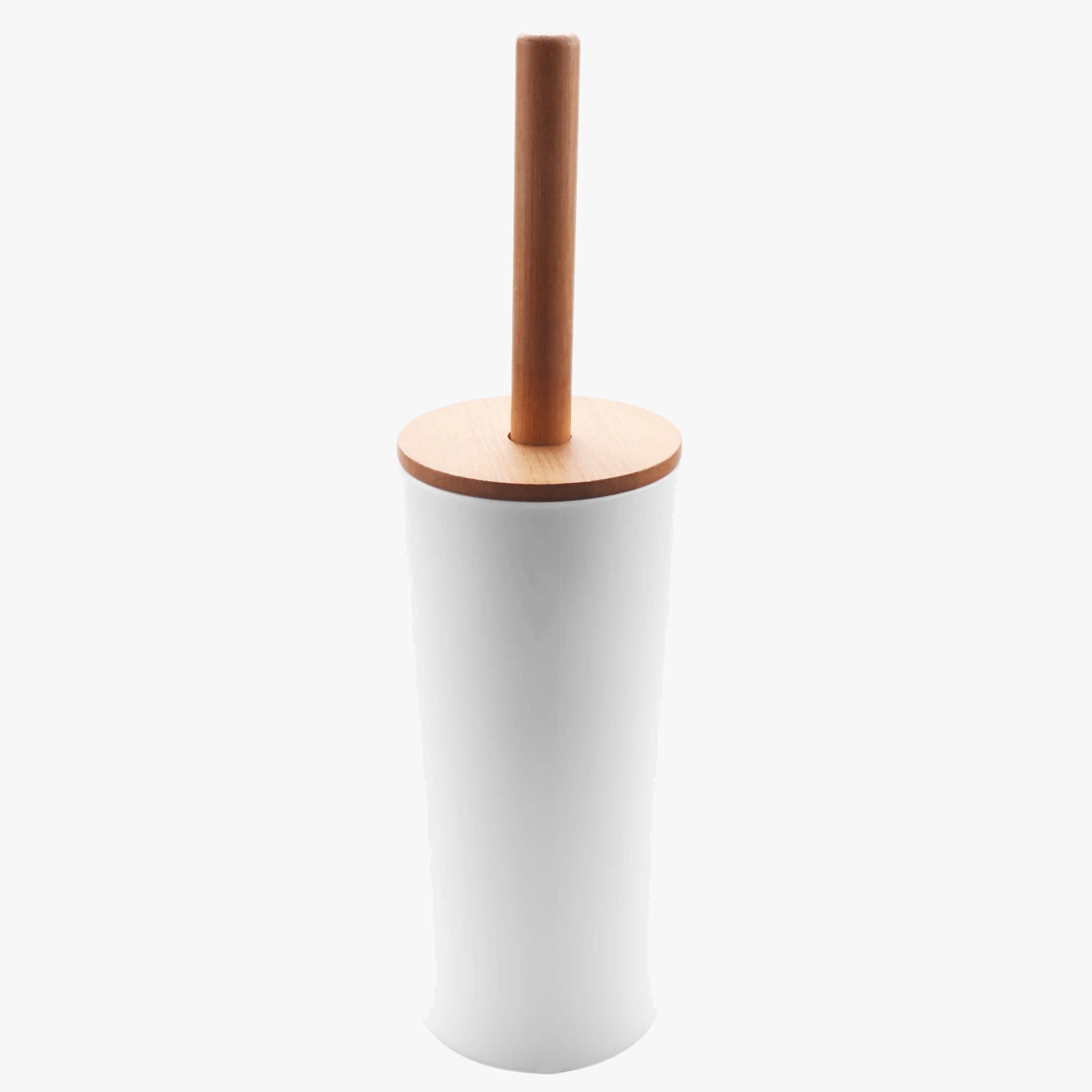 ensemble de brosse de toilette en bambou avec accessoires