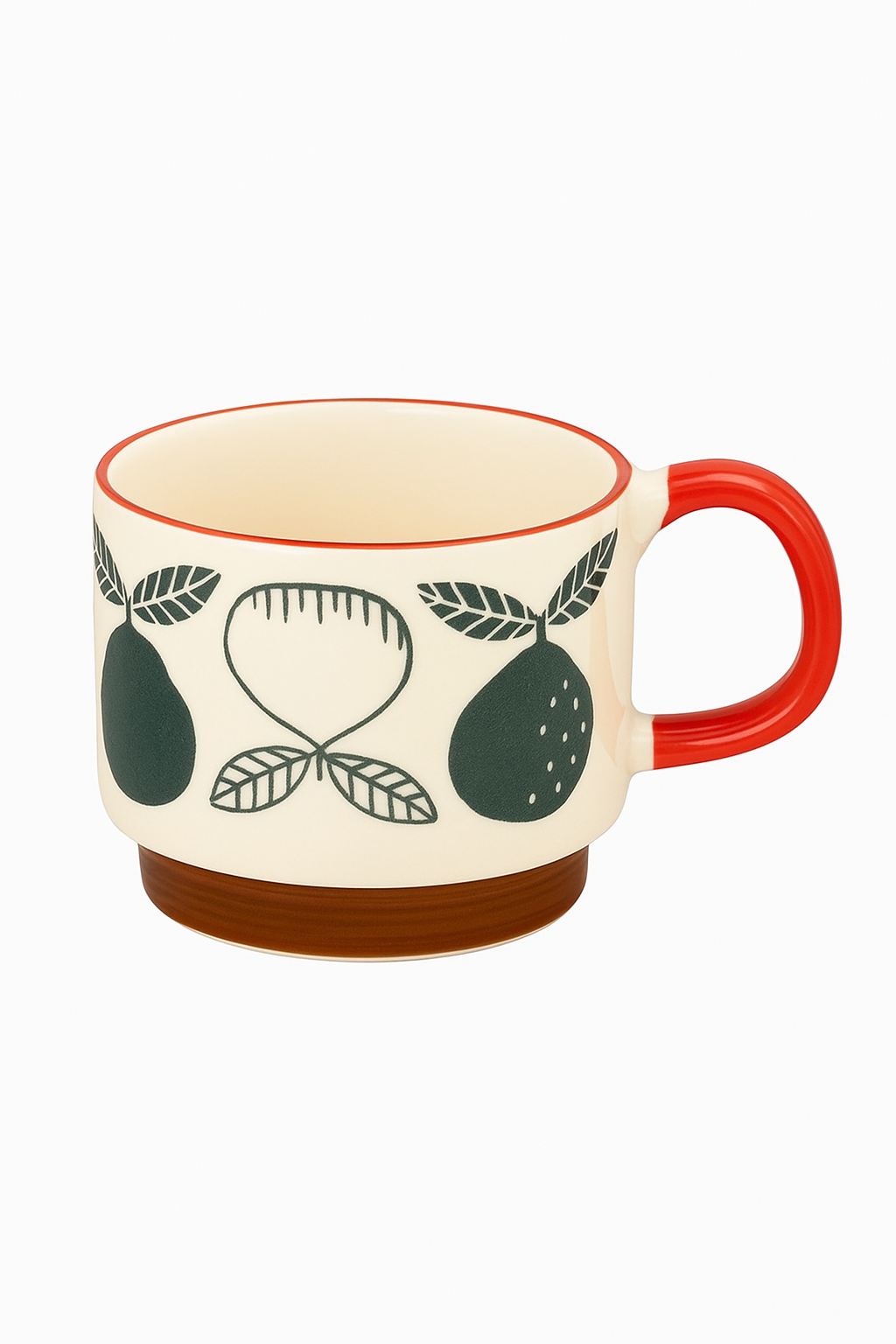 ensemble tasses japonaises céramique motif floral rétro 300ml