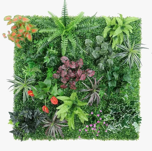 feuilles dherbe artificielles pour décoration murale et jardin