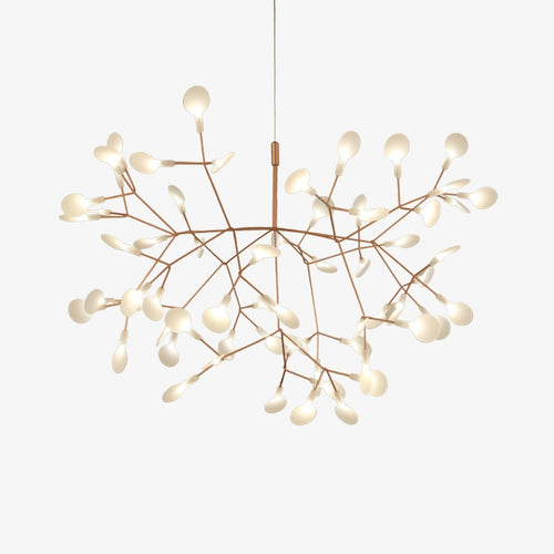 Suspension design moderne LED arbre couleur cuivré ou noir Home