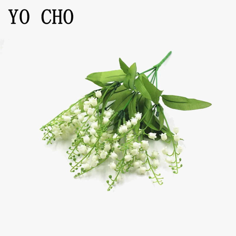 fleurs artificielles muguet bouquet de mariage décoration de fête