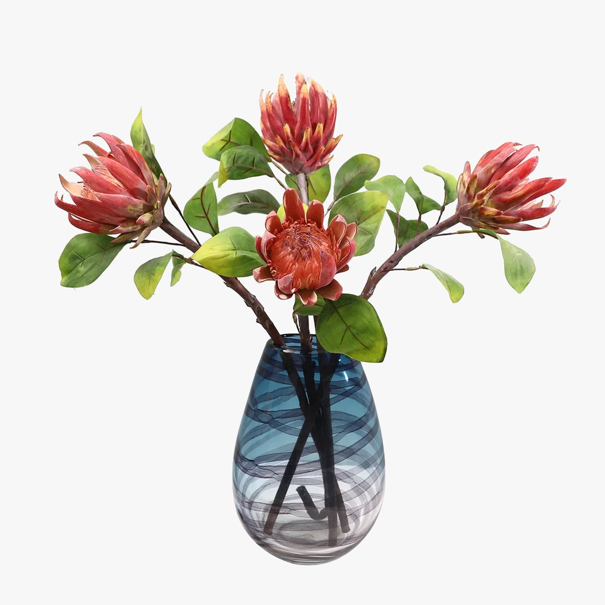 fleurs artificielles réalistes pour décoration intérieure et balcon