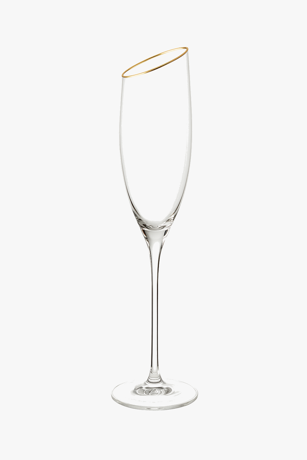 Flutes champagne design élégant verre soufflé sans plomb