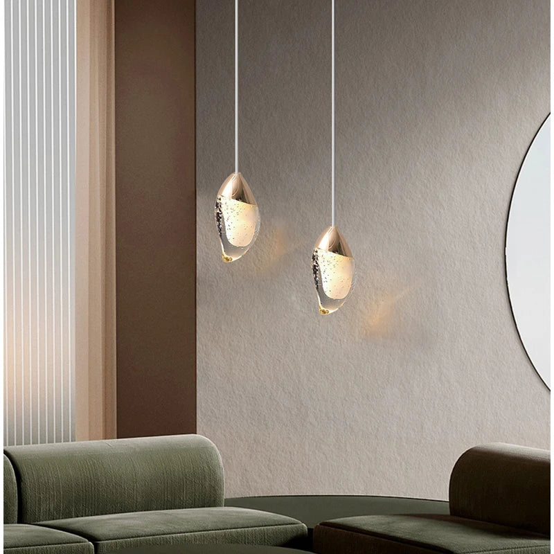 Suspension en cristal Fumi