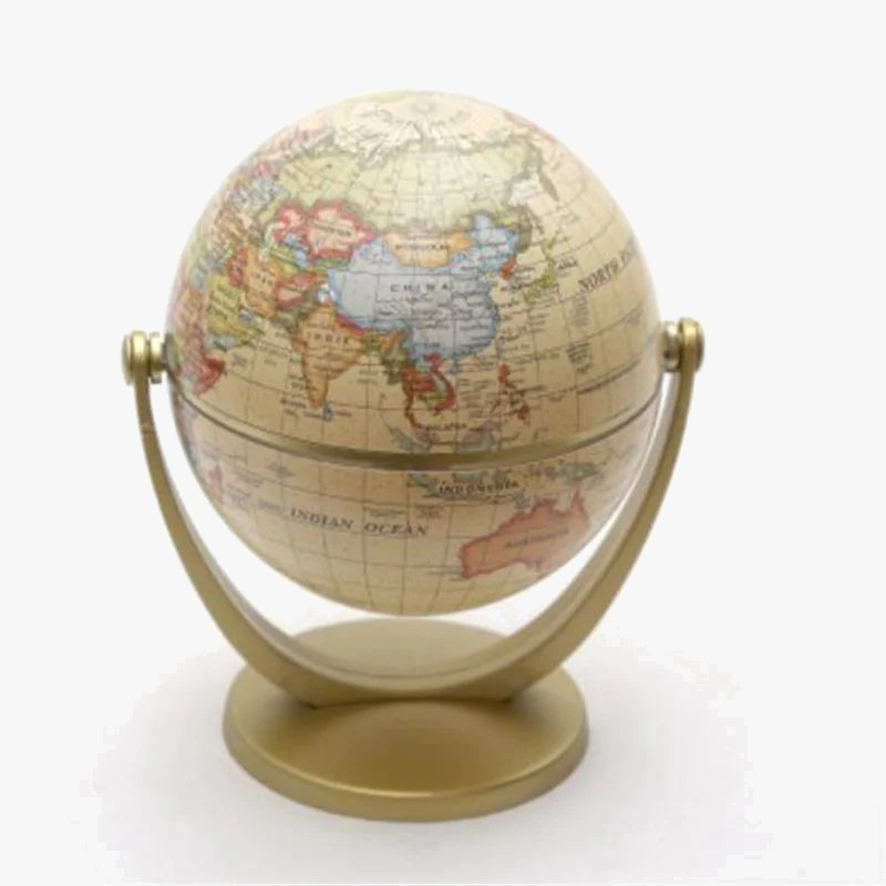 Globe terrestre éducatif en anglais avec rotation 720 et 360 degrés