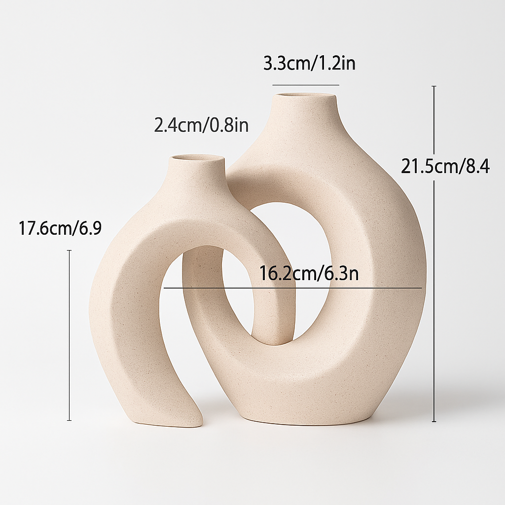 grand vase décoratif en céramique pour un intérieur moderne et élégant - vue 12 sur 12