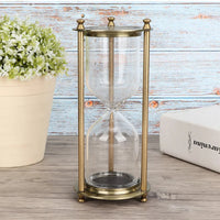 horloge de sable en verre pour décoration et cadeaux