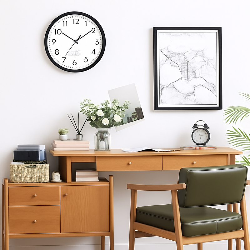 horloge murale extérieure étanche avec affichage température et humidité