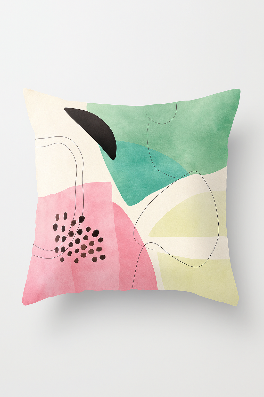 housse de coussin abstraite nordique pour décoration intérieure