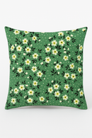 housse de coussin carrée fleurs aquarelle 45x45 cm décoratif
