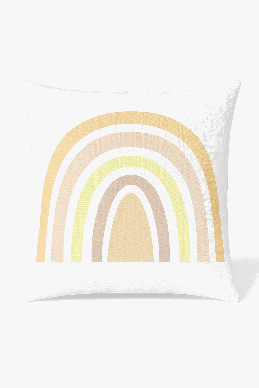 housse de coussin décorative arc-en-ciel et géométrique pour canapé