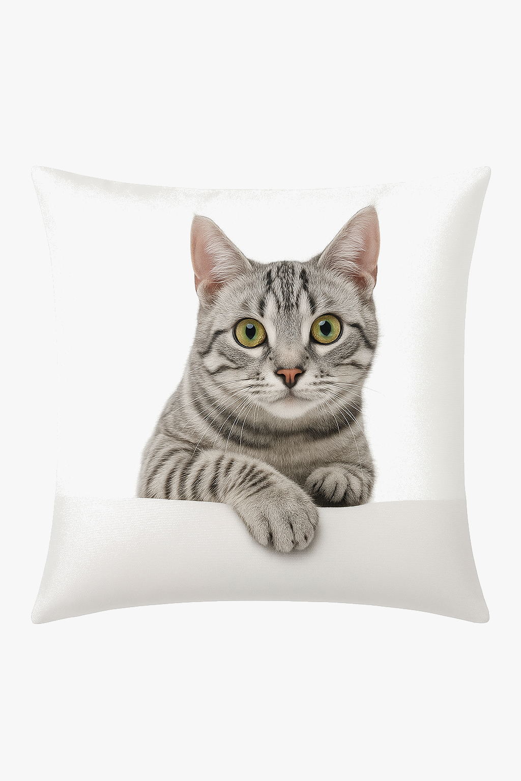 housse de coussin décorative avec motif chat mignon