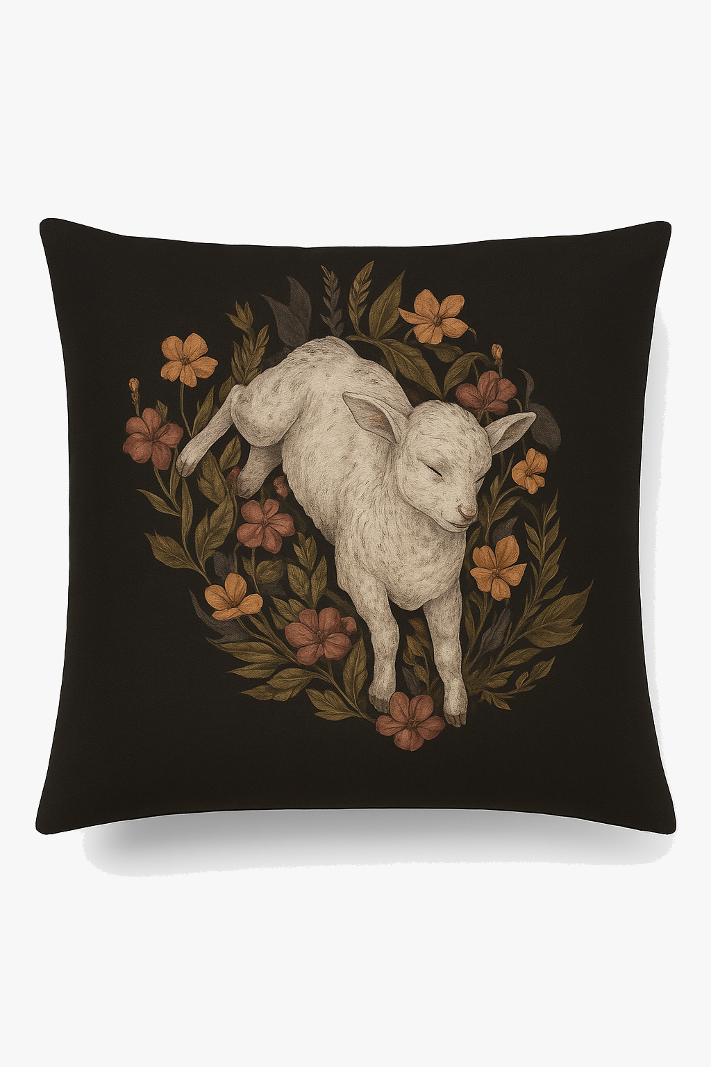 housse de coussin décorative motif animaux colorés pour canapé