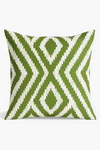 housse de coussin décorative à motifs de feuilles vertes