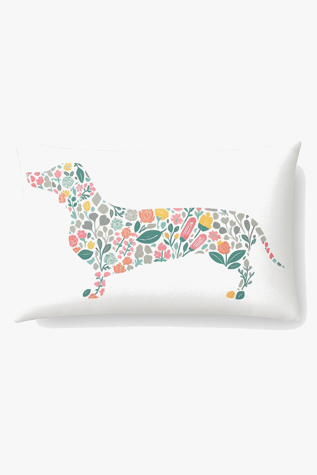 housse de coussin décorative petits animaux chiot chat
