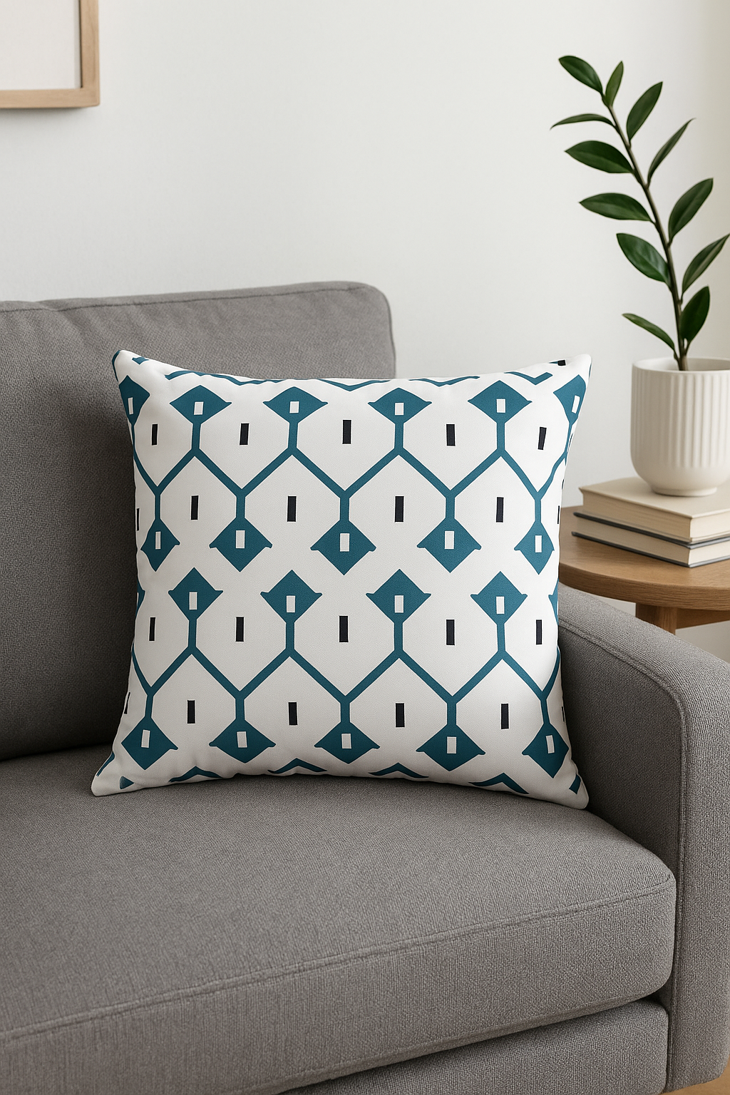 housse de coussin d'extérieur imperméable colorée 50 x 70 cm été