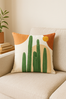 housse de coussin décorative à motif végétal pour canapé 45x45 cm