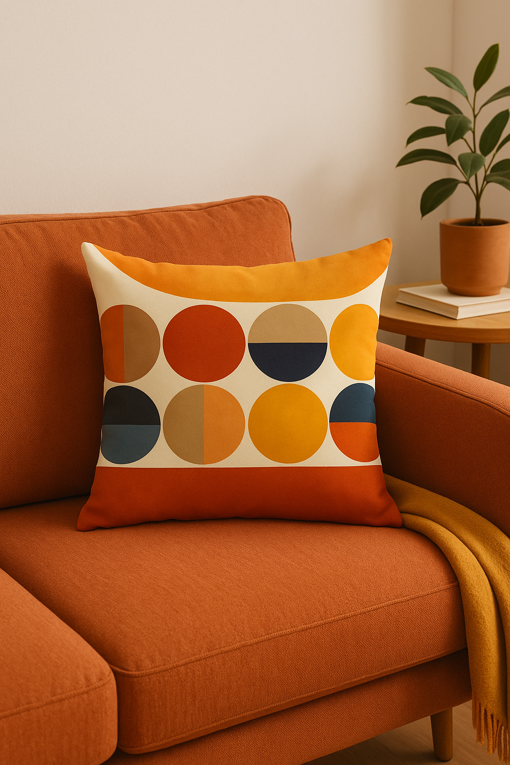 housse de coussin décorative abstraite style nordique pour salon
